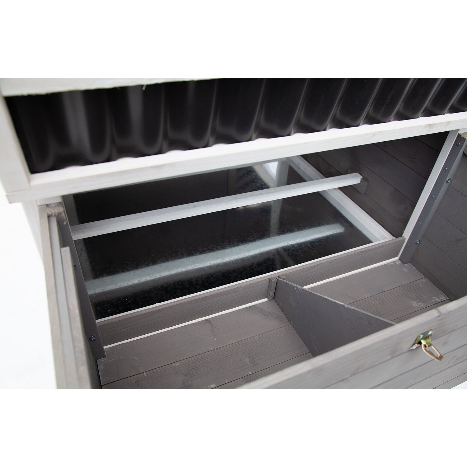 Samland WOODEN CHICKEN RANCH CHICKEN COOP WITH RUN ON WHEEL PVC ROOF V1060-DDP1745