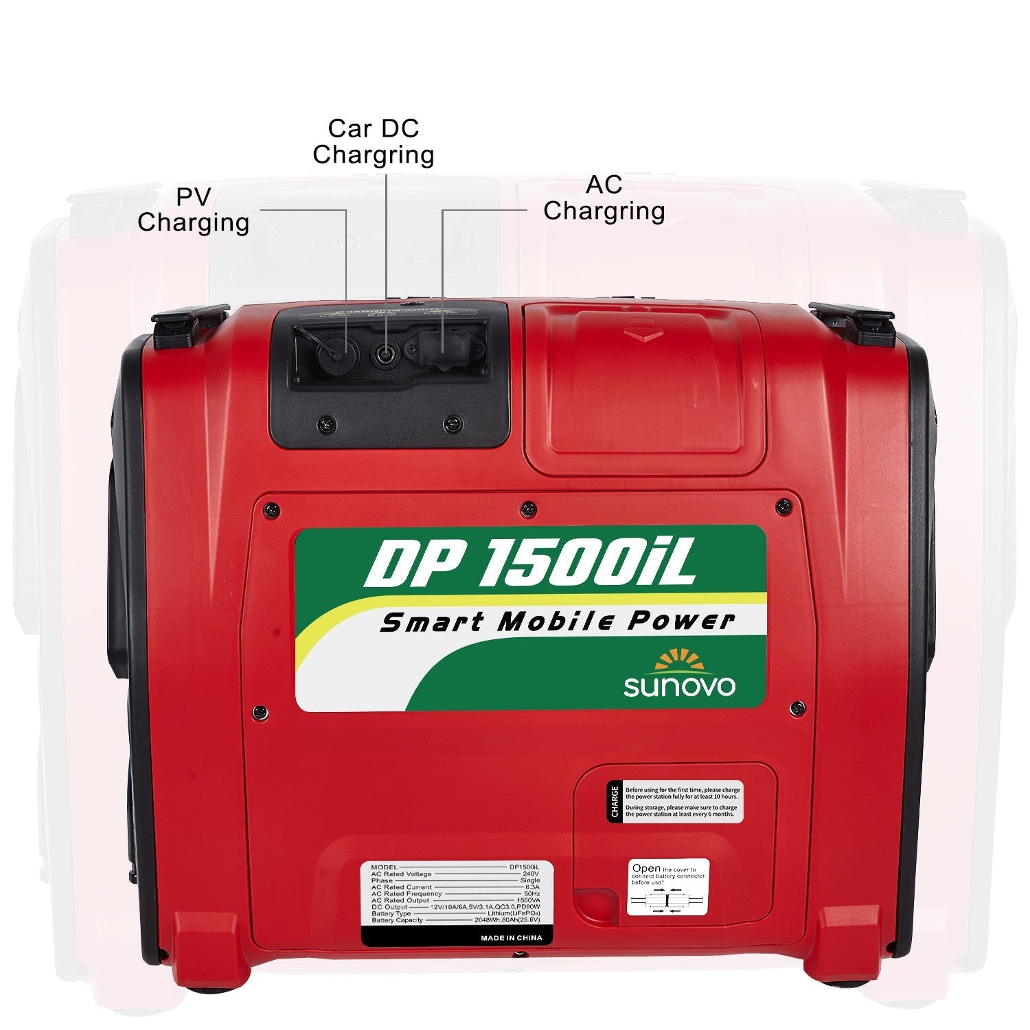 Samland 1500W Portable Power Station Solar Inverter Generator V1060-DP1500IL
