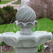 Samland SOLAR POWERED 2-TIER BIRD BATH WATER FOUNTAIN V1060-F802A
