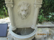 Samland SOLAR DECORATIVE LION WALL WATER FOUNTAIN FEATURE V1060-F811