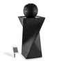 Samland SOLAR PANEL POWER WATER PUMP FOUNTAIN FEATURE WITH LED TWISTED DESIGN V1060-F815