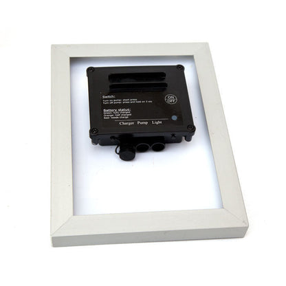 Samland SOLAR PANEL POWER WATER PUMP FOUNTAIN FEATURE WITH LED TWISTED DESIGN V1060-F815