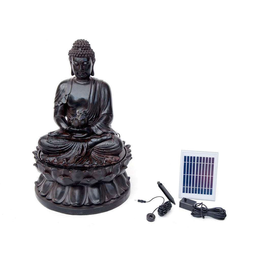 Samland BUDDHA SOLAR WATER FOUNTAIN WITH LED LIGHT V1060-F821