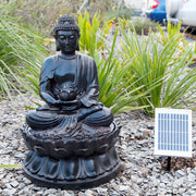 Samland BUDDHA SOLAR WATER FOUNTAIN WITH LED LIGHT V1060-F821