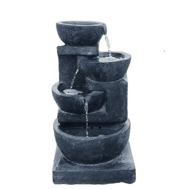 Samland 4 TIERS CASARDING SOLAR WATER FOUNTAIN V1060-F996A1