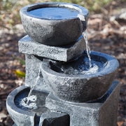 Samland 4 TIERS CASARDING SOLAR WATER FOUNTAIN V1060-F996A1
