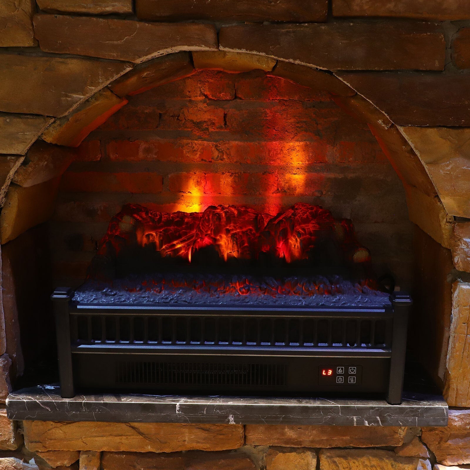 Samland ELECTRIC LOG INSERT STOVE HEATER FOR FIREPLACE V1060-FH413