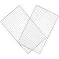 Samland 22x12cm BBQ Grill Mesh Fish Meat Rectangle Net Mat Barbecue Pad for Camping V1060-GM2515