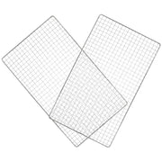 Samland 22x12cm BBQ Grill Mesh Fish Meat Rectangle Net Mat Barbecue Pad for Camping V1060-GM2515