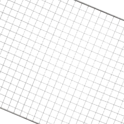 Samland 22x12cm BBQ Grill Mesh Fish Meat Rectangle Net Mat Barbecue Pad for Camping V1060-GM2515