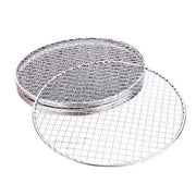 Samland 28CM BBQ Grill Mesh Fish Meat Round Net Mat Barbecue Pad for Camping V1060-GM28