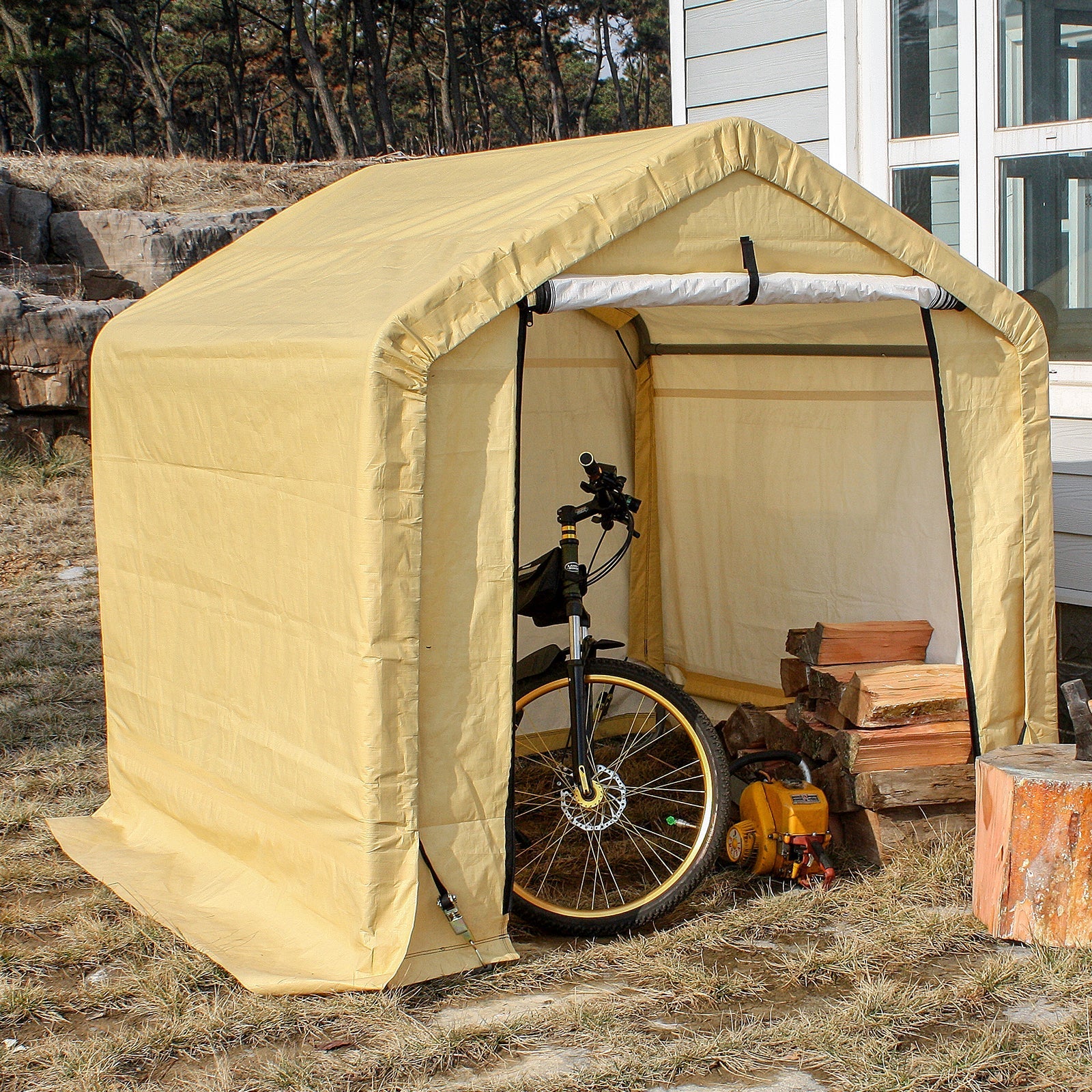 Samland Outdoor Storage Garage Shelter Size 6x6FT V1060-GS0606