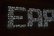 Samland 448 LED Programmable Scrolling Text Message Net Light 2m x 80cm in White V1060-LED448K-W