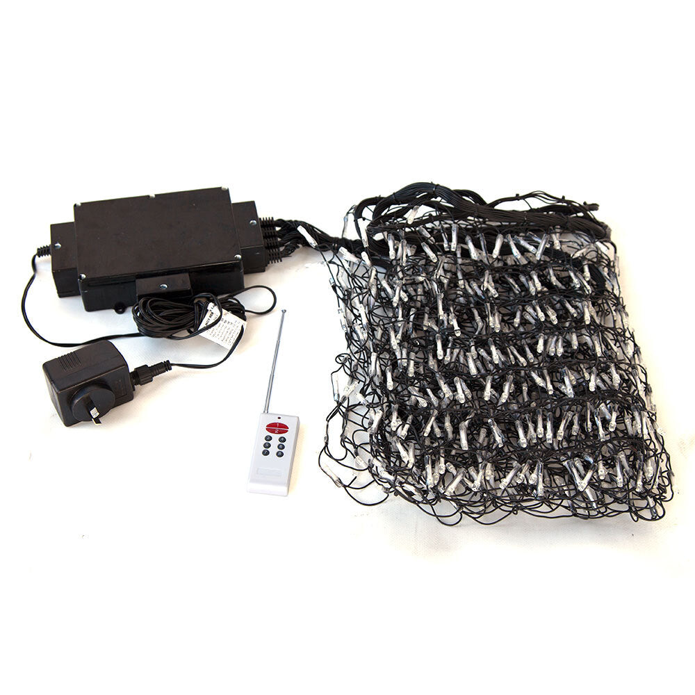 Samland 448 LED Programmable Scrolling Text Message Net Light 2m x 80cm in Blue V1060-LED448K_B