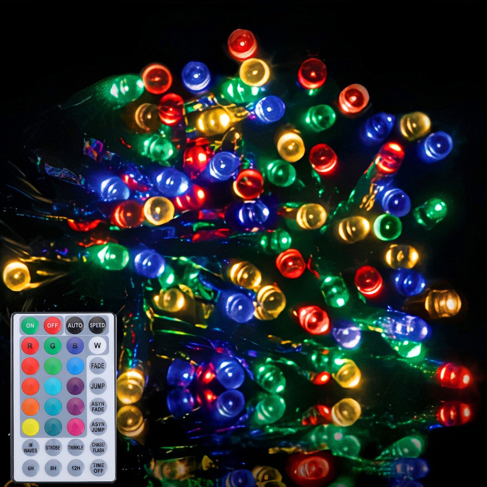 Samland 30m 300 Led Dynamic Colour Changing Christmas Fairy Light With Remote Control V1060-LEDRC300