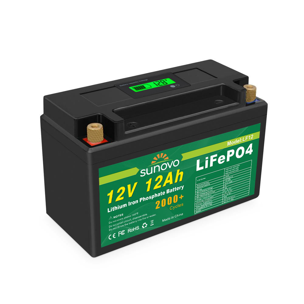 Samland 12V 12AH Deep Circle Lifepo4 Lithium Battery Rechargeable V1060-LF12