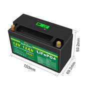 Samland 12V 12AH Deep Circle Lifepo4 Lithium Battery Rechargeable V1060-LF12