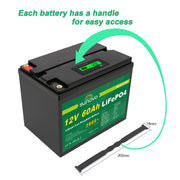 Samland 12V 60AH Deep Circle Lifepo4 Lithium Battery Rechargeable V1060-LF60