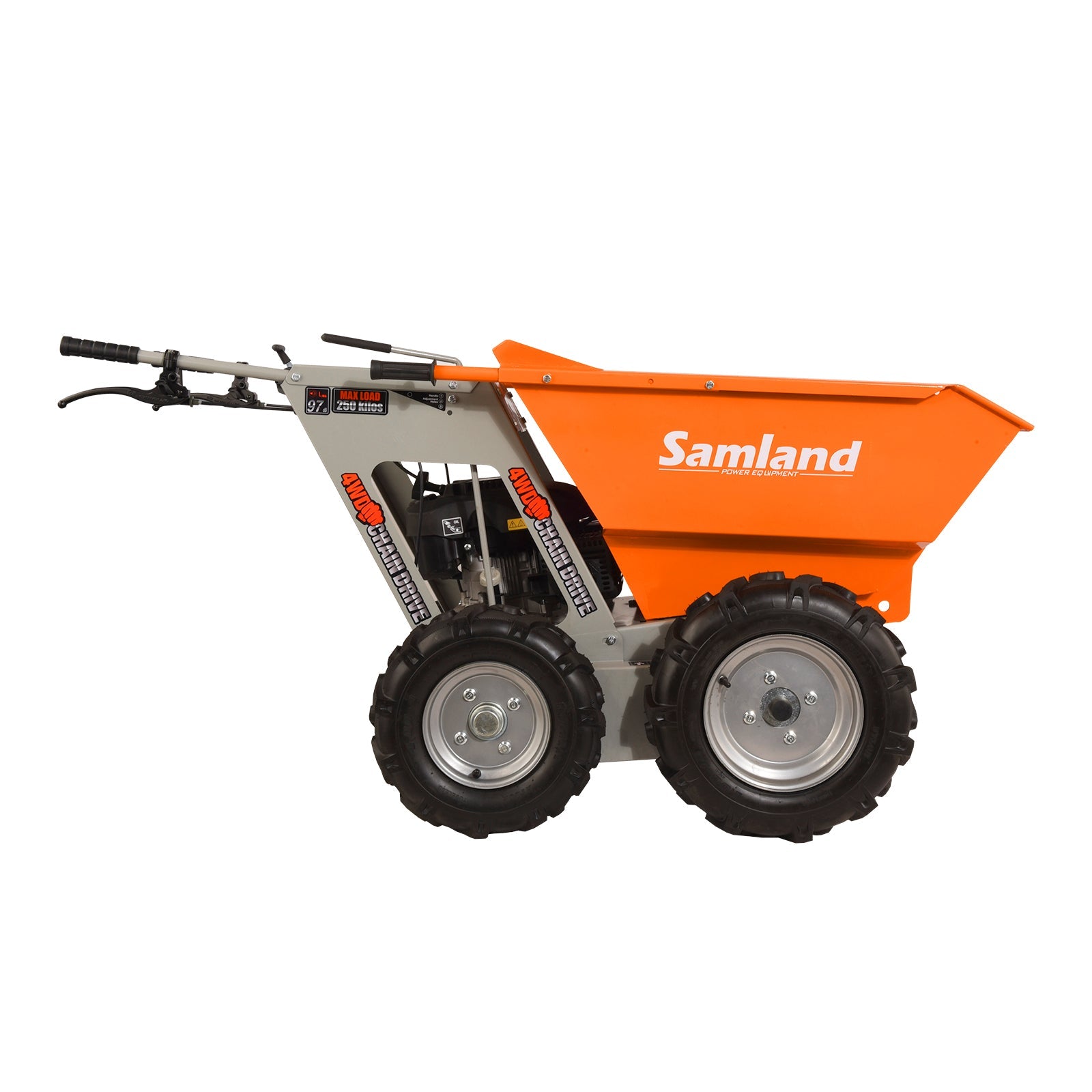 Samland 6.5HP Petrol Power Assisted Wheelbarrow MINI Dumper V1060-MD65