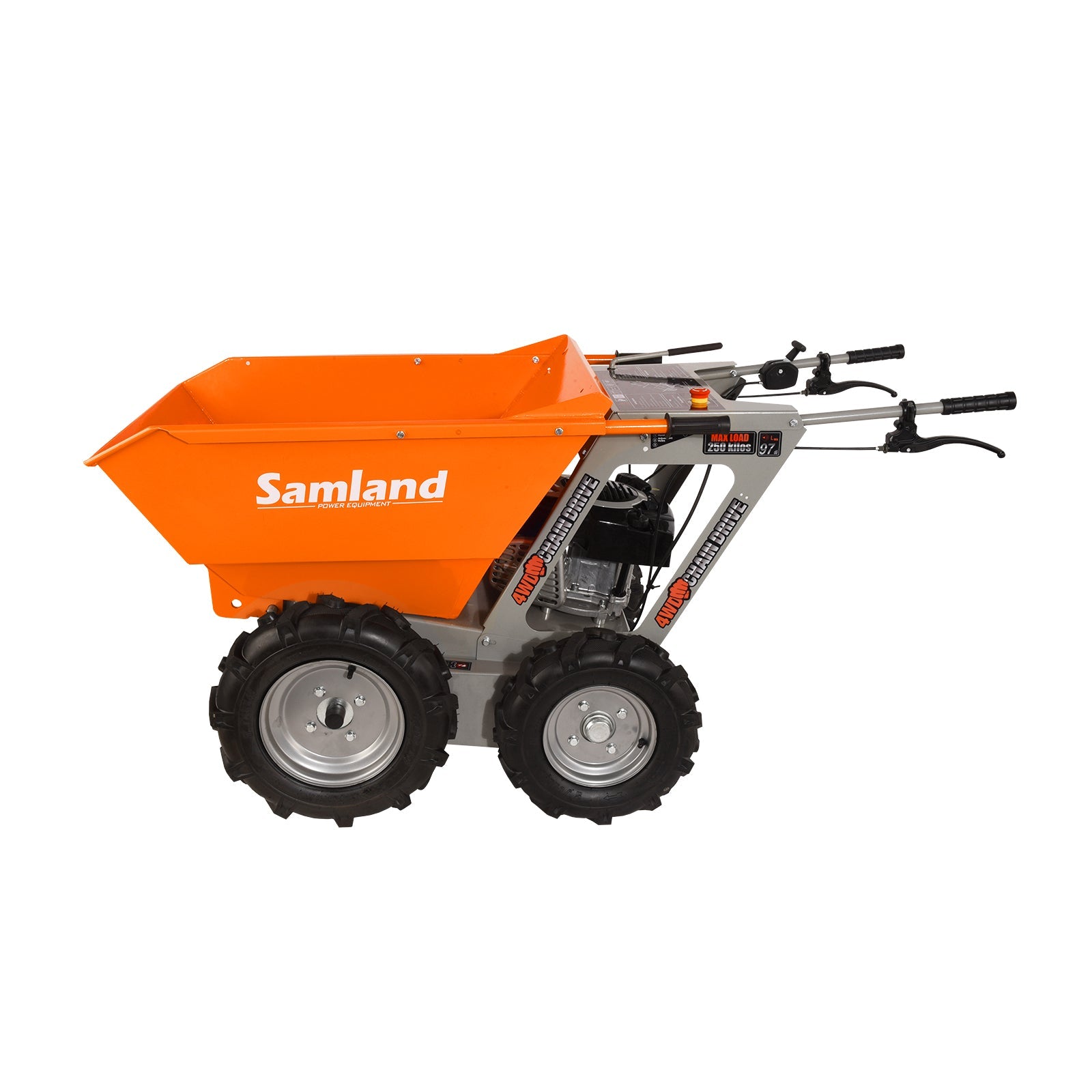 Samland Powered Wheelbarrow, Briggs & Stratton 5.5HP Engine MINI Dumper V1060-MD65BS