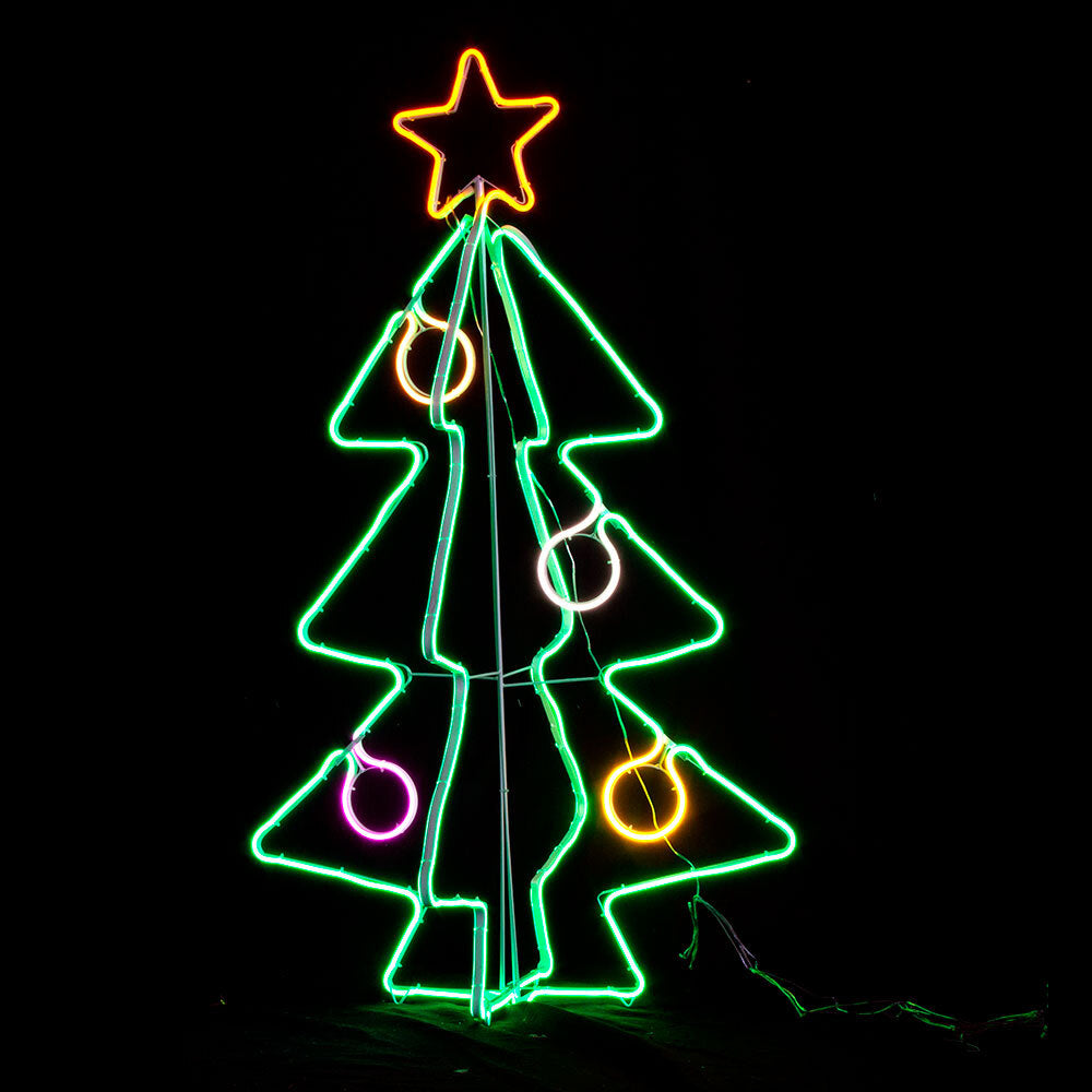 Samland Neon Light 3D Christmas Tree V1060-NEON3DTREE