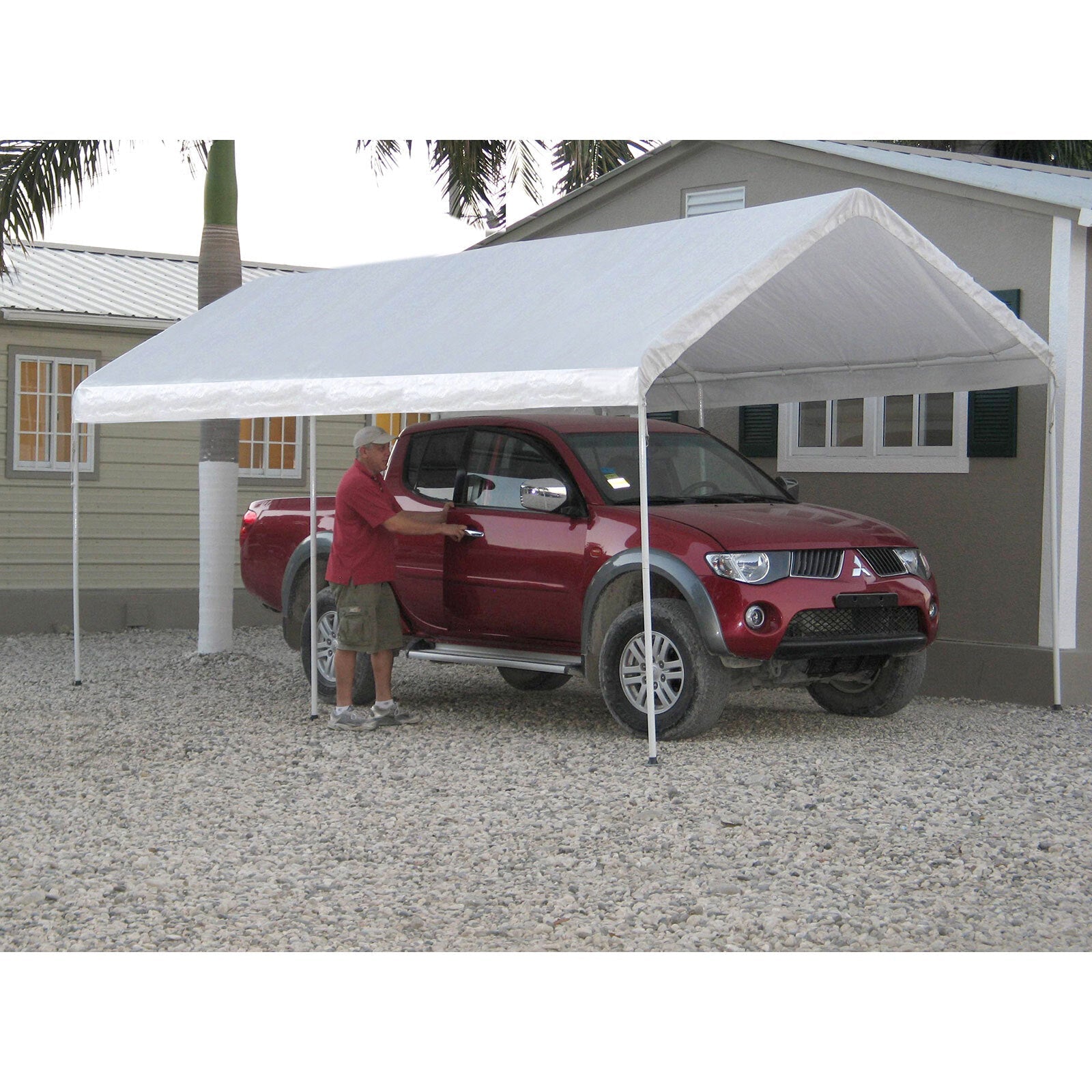 Samland Portable Carport Garage Shelter Canopy 10x20FT V1060-PGS1107