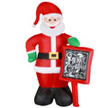 Samland 300CM TALL INFLATABLE SANTA WITH LED LIGHT FOR CHRISTMAS DECORATION V1060-SAN300