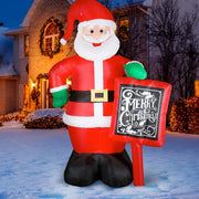 Samland 300CM TALL INFLATABLE SANTA WITH LED LIGHT FOR CHRISTMAS DECORATION V1060-SAN300