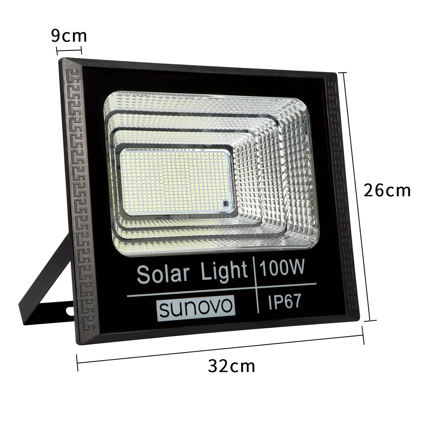 Samland 297 Led Solar Flood Light Outdoor with Remote Control 100W Cold White V1060-SFL100W