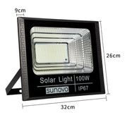 Samland 297 Led Solar Flood Light Outdoor with Remote Control 100W Cold White V1060-SFL100W