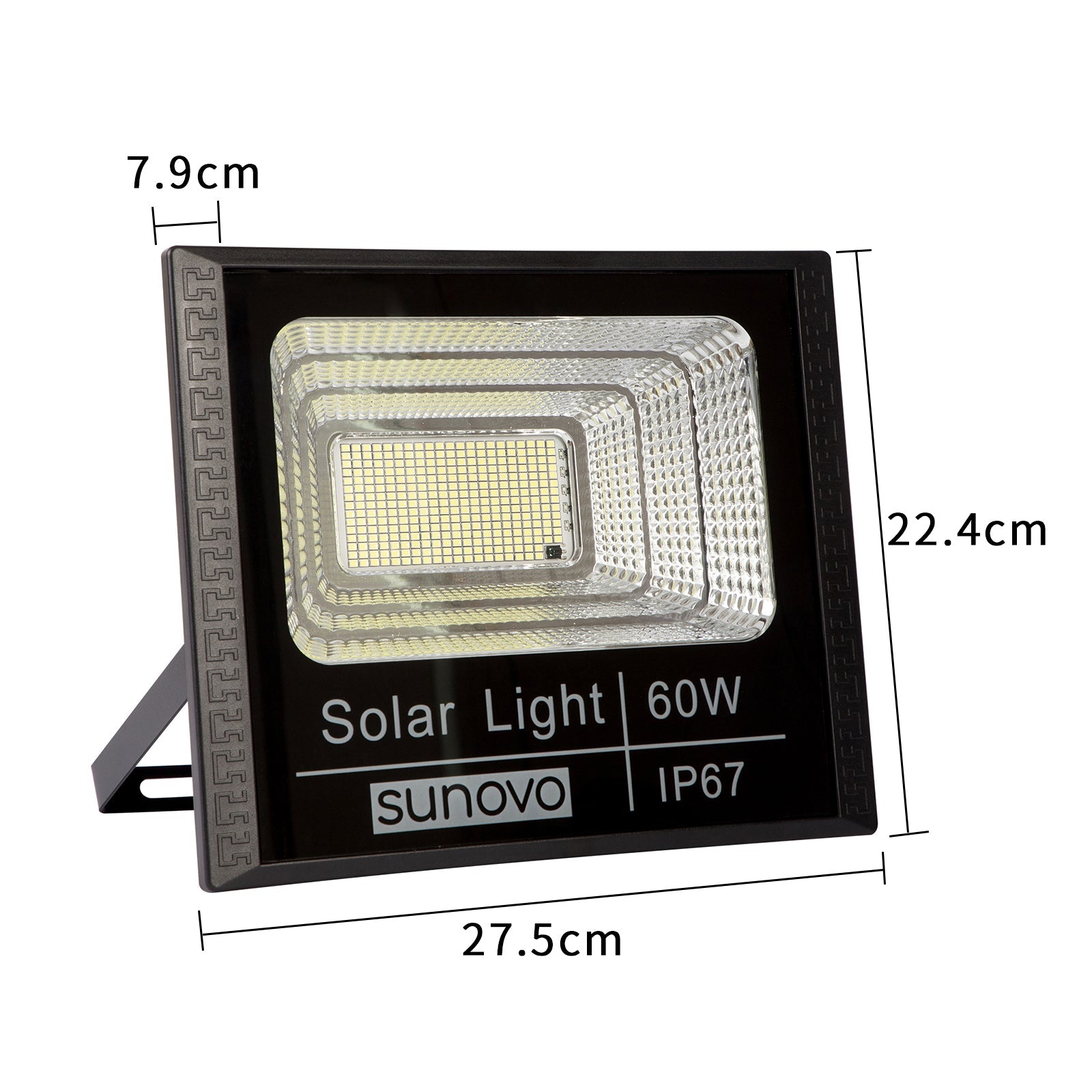 Samland Solar Flood Light Outdoor with Remote Control 60W Cold White V1060-SFL60W