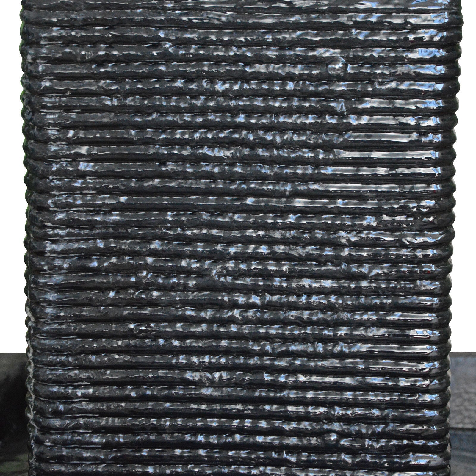 Samland 43CM SQUARE PILLAR WATER FEATURE FOUNTAIN WITH LED LIGHTS V1060-SPF47