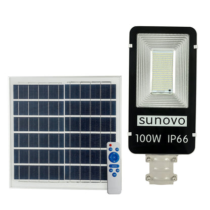 Samland 100W SOLAR GARDEN PATHWAY STREET LIGHT ADJUSTABLE SOLAR PANEL V1060-SPSL100W