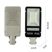 Samland 100W SOLAR GARDEN PATHWAY STREET LIGHT ADJUSTABLE SOLAR PANEL V1060-SPSL100WW