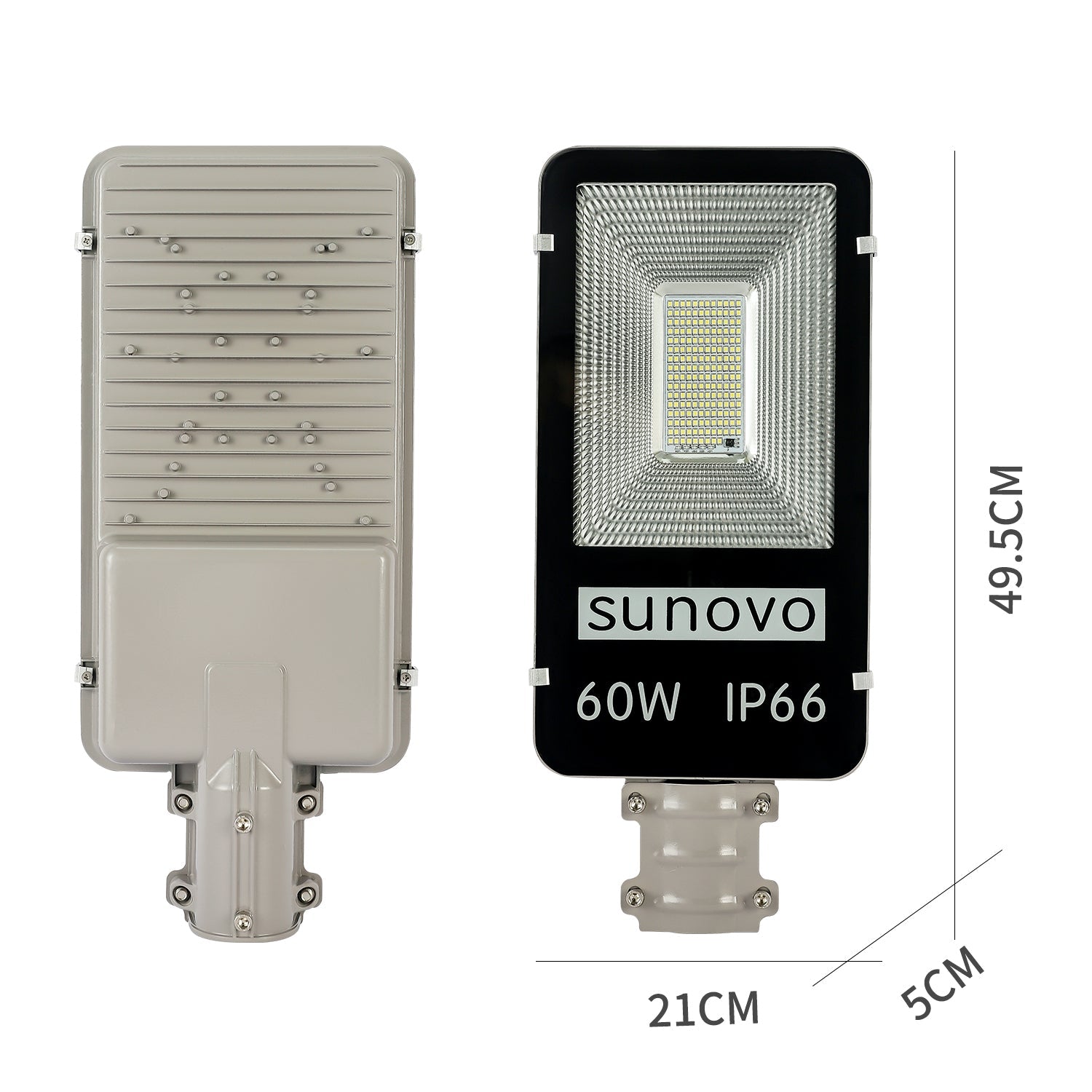 Samland 60W SOLAR GARDEN PATHWAY STREET LIGHT ADJUSTABLE SOLAR PANEL V1060-SPSL60WW
