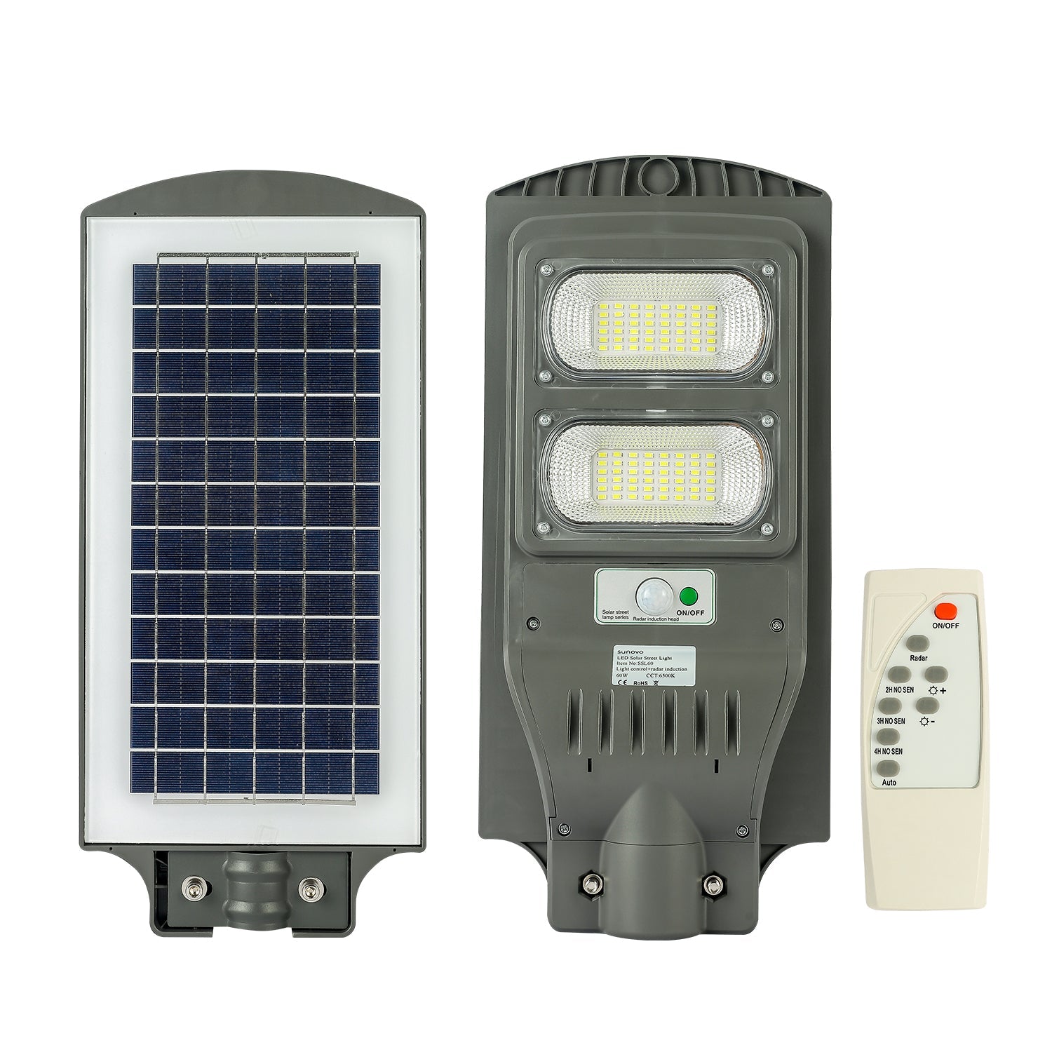 Samland 60W SOLAR PIR GARDEN LIGHT WITH MOTION SENSOR V1060-SSL60WW