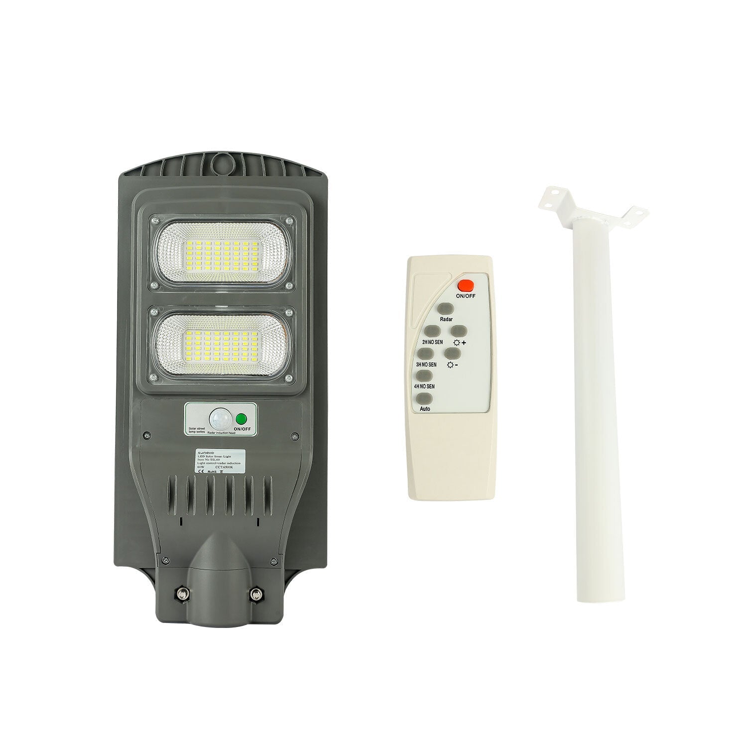 Samland 60W SOLAR PIR GARDEN LIGHT WITH MOTION SENSOR V1060-SSL60WW