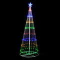 Samland Circling Led Light Christmas Tree With Star [Height: 163cm] V1060-STARTREE_180