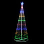 Samland Circling Led Light Christmas Tree With Star [Height: 163cm] V1060-STARTREE_180