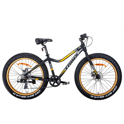 Samland TIGER T106 FAT BIKE SHIMANO 7 SPEED BICYCLE IN ORANGE V1060-T106_ORANGE