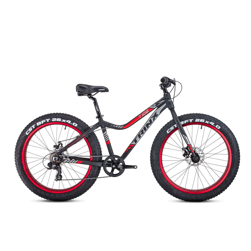 Samland TIGER T106 FAT BIKE SHIMANO 7 SPEED BICYCLE IN RED V1060-T106_RED
