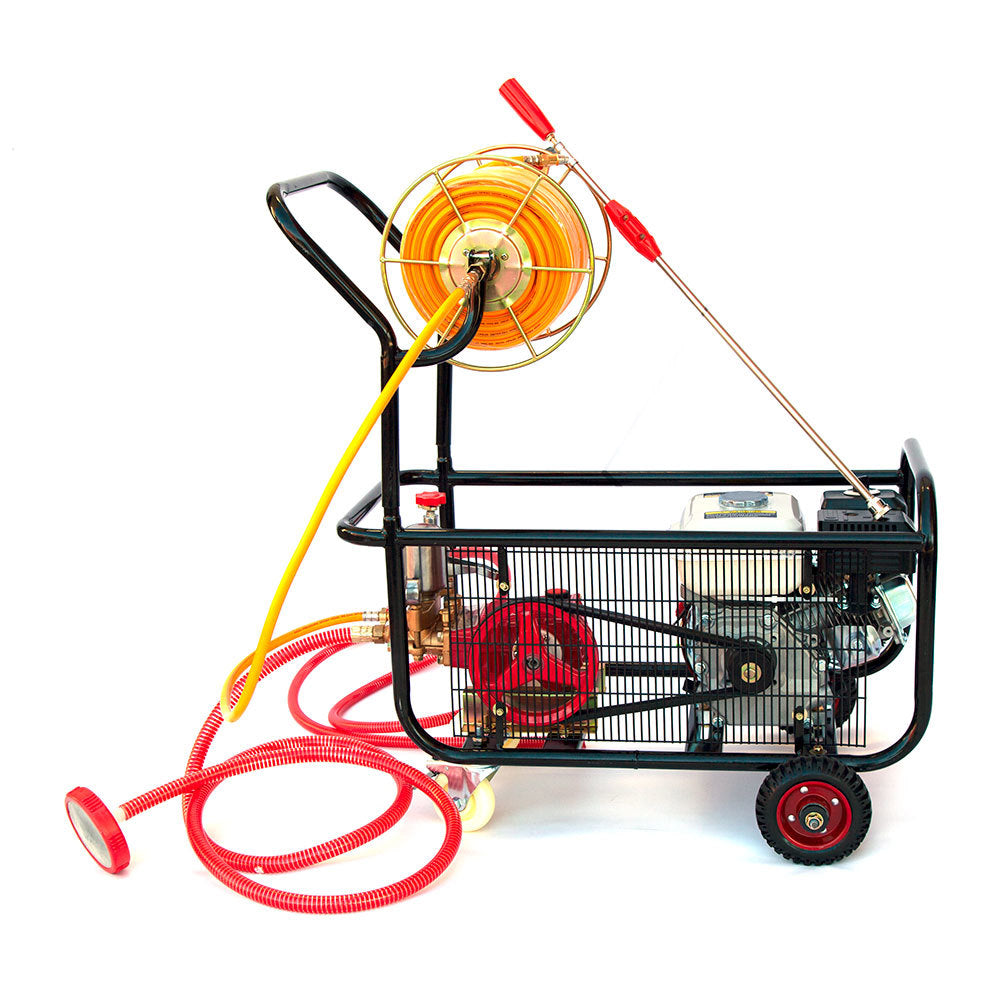 Samland 5.5HP WEED OR PEST CONTROL SPRAYING SYSTEM WITH PISTON PUMP 50M SPRAYER HOSE REEL V1060-TF-22168