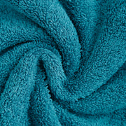 Samland Premium Cotton Washcloths 4-Pack Quick-Dry Face Towels Set-Blue V1060-TOWPAK03BL