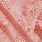 Samland Premium Cotton Washcloths 4-Pack Quick-Dry Face Towels Set-Coral V1060-TOWPAK03CO