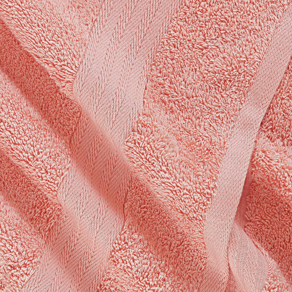 Samland Premium Cotton Washcloths 4-Pack Quick-Dry Face Towels Set-Coral V1060-TOWPAK03CO