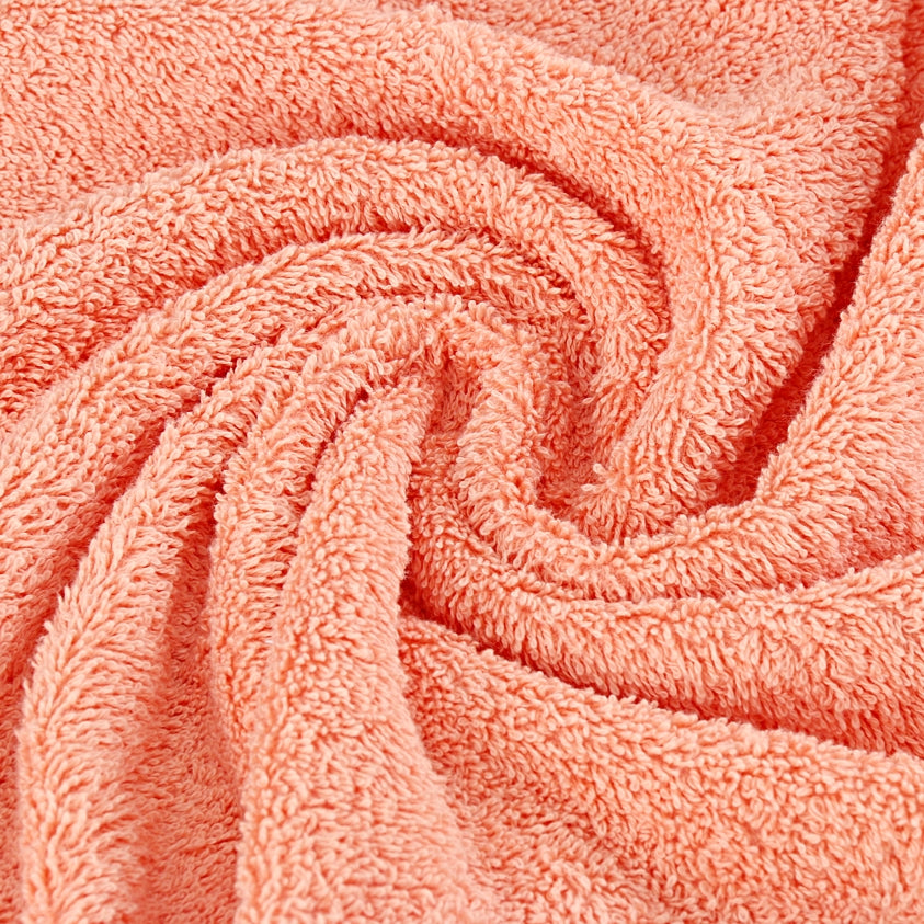 Samland Premium Cotton Washcloths 4-Pack Quick-Dry Face Towels Set-Coral V1060-TOWPAK03CO
