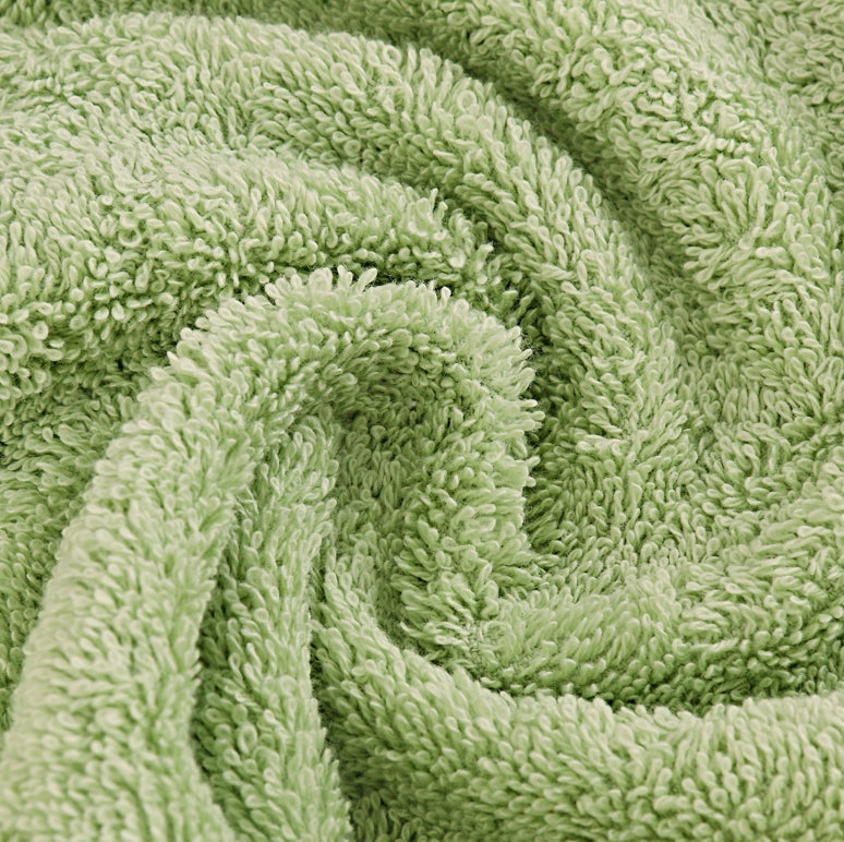 Samland Premium Cotton Washcloths 4-Pack Quick-Dry Face Towels Set-Green V1060-TOWPAK03GR