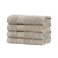 Samland Premium Cotton Washcloths 4-Pack Quick-Dry Face Towels Set-Linen V1060-TOWPAK03LI