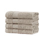 Samland Premium Cotton Washcloths 4-Pack Quick-Dry Face Towels Set-Linen V1060-TOWPAK03LI