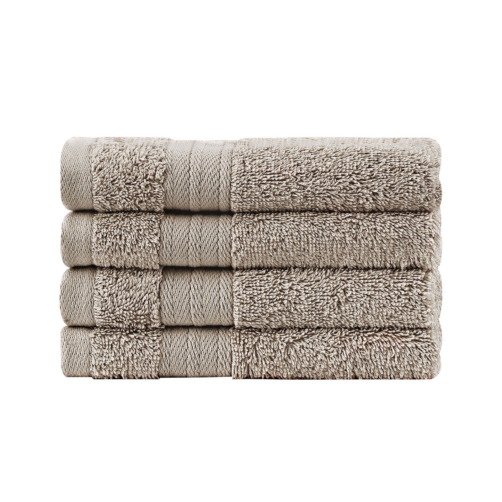 Samland Premium Cotton Washcloths 4-Pack Quick-Dry Face Towels Set-Linen V1060-TOWPAK03LI